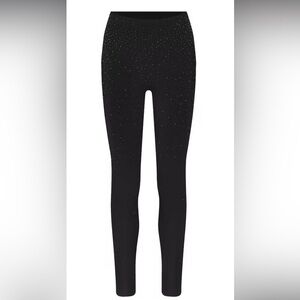 Skims x Swarovski crystal leggings S black mint condition